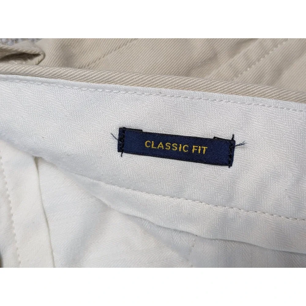 Polo Ralph Lauren Chinos Men's Khaki 40x32 Classic Fit Cotton Pants